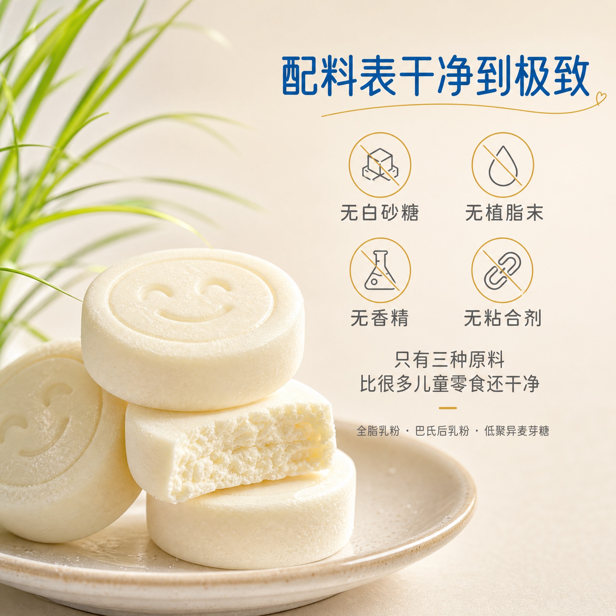 [主图-3] 配料干净与细节图，核心任务：突出配料表极致干净，… - 图片创意预览