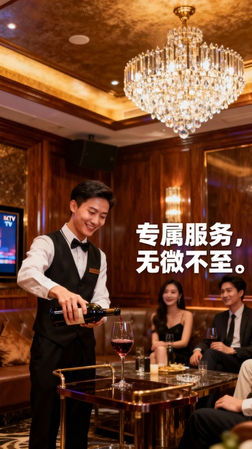 我们是做商务娱乐KTV的，生成50张商务KTV的图文，图文不要带二维码、联系方式、地址，图片可以加一点文案进去，能吸引客户的文案预览效果
