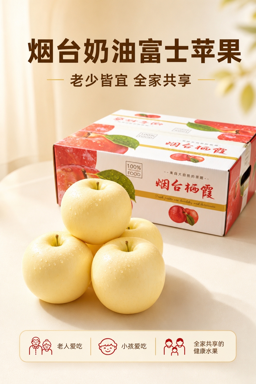 [商品] 使用【图1】【图4】中的烟台奶油富士苹果及【图1】【… - 图片创意预览