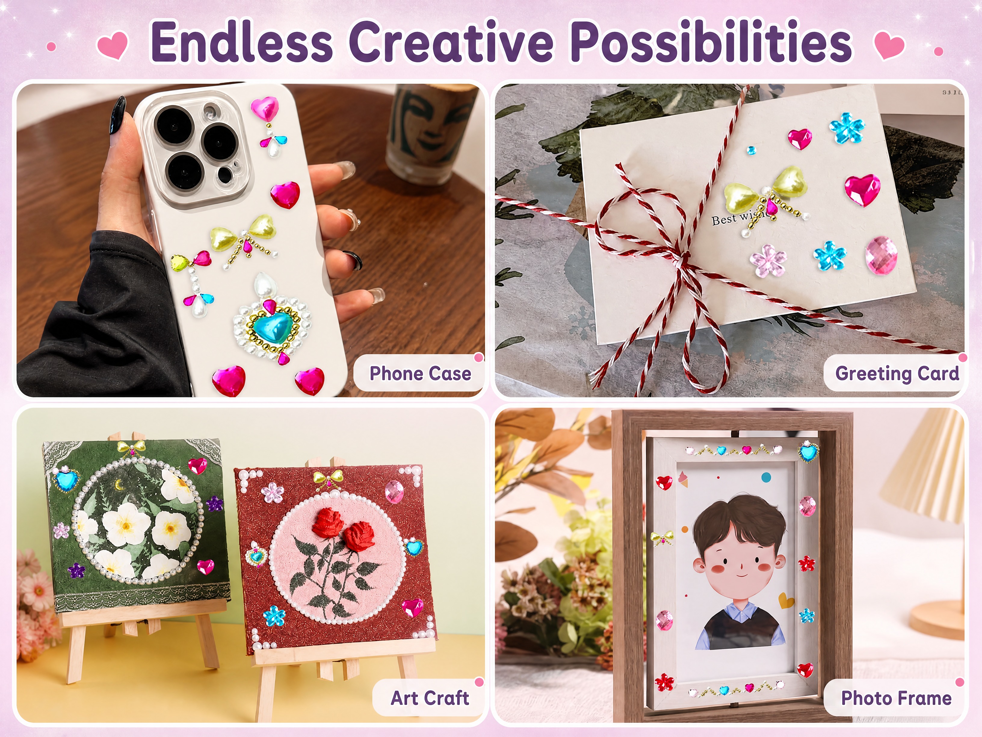 [商品] 使用【图2】4宫格场景应用图（手机壳/贺卡/手工画/… - 图片创意预览
