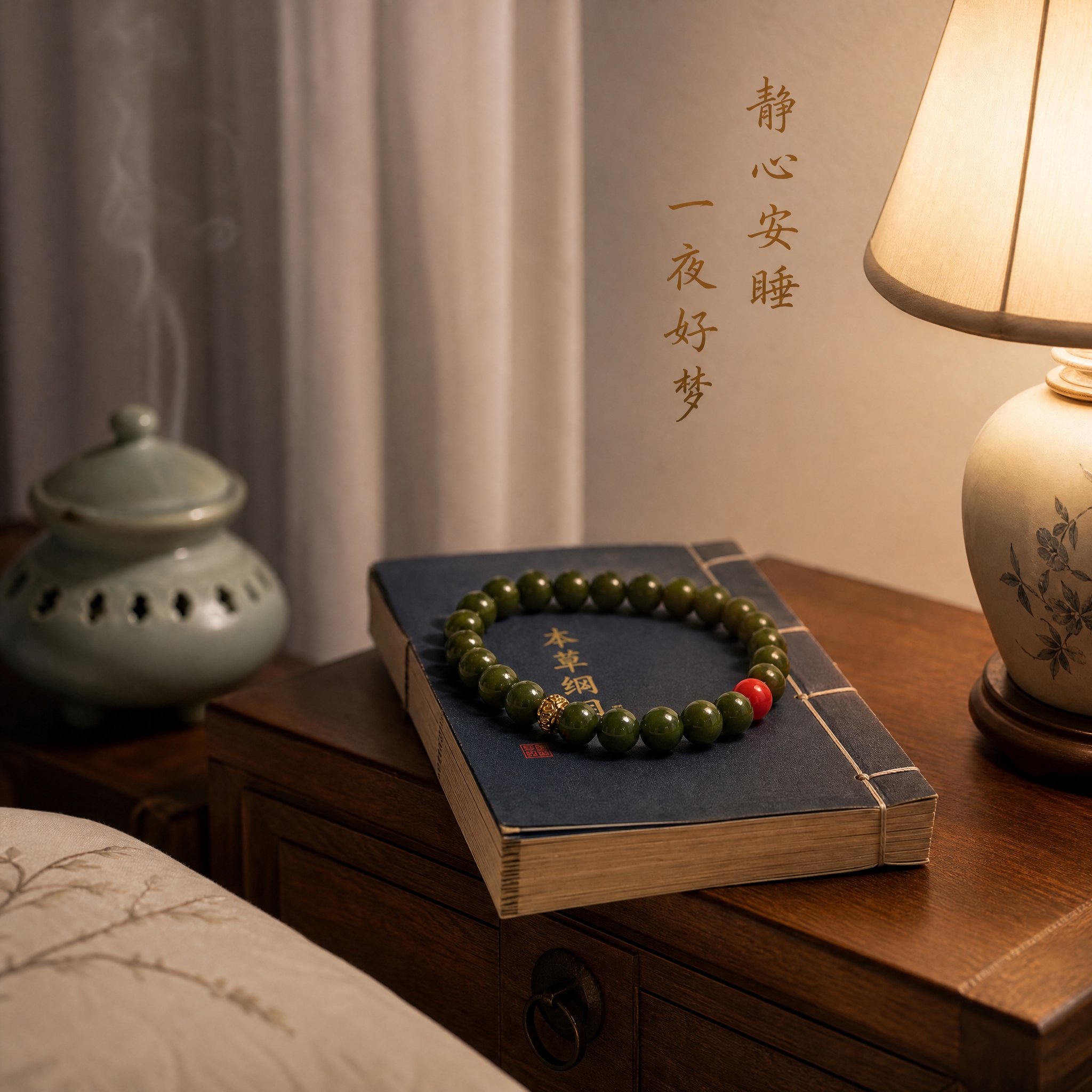 [主图-4] 使用场景与功效氛围，安神助眠场景化表达。 [统一… - 图片创意预览