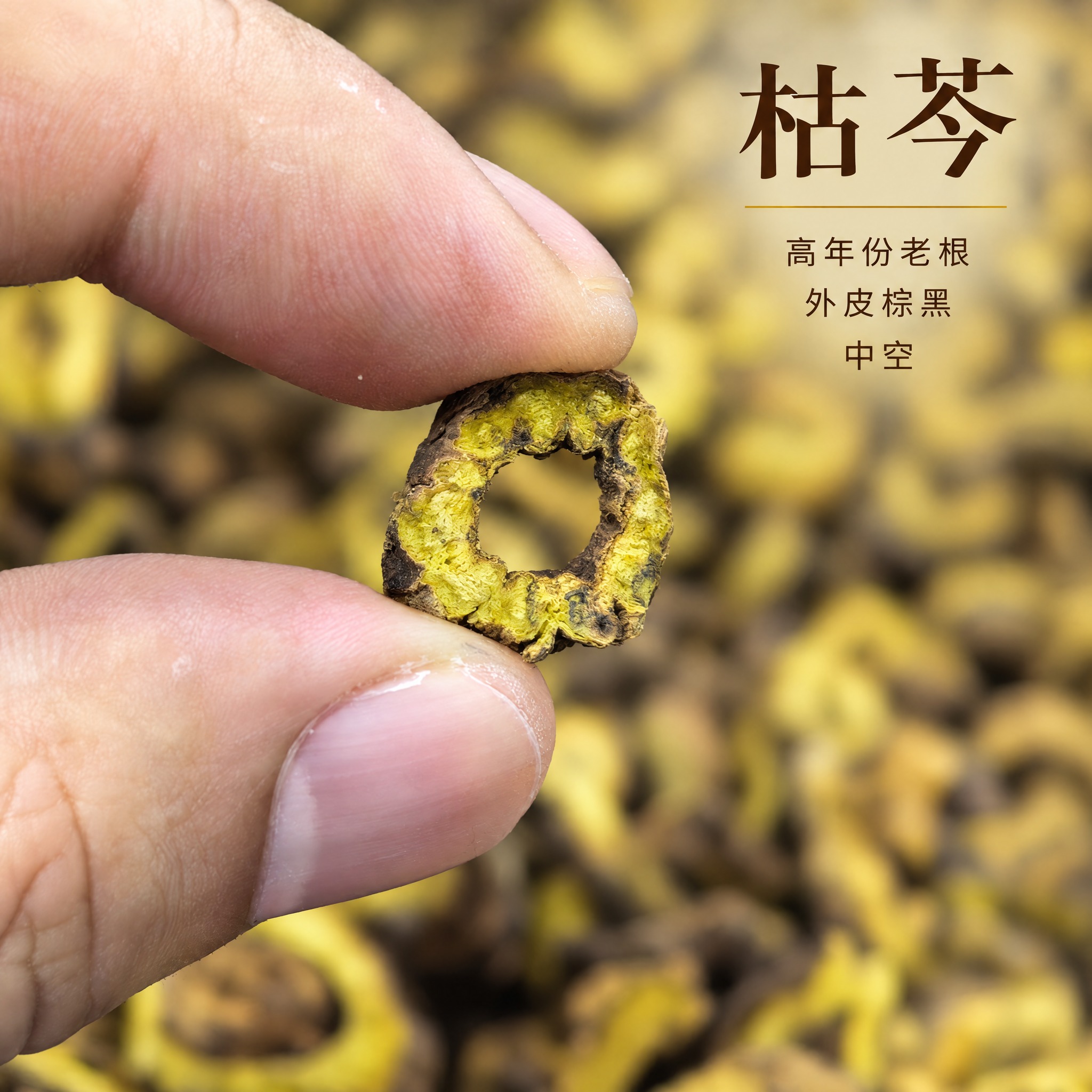 基于上传的枯芩素材进行主图创作，严格使用上传素材，完整保留原图… - 图片创意预览