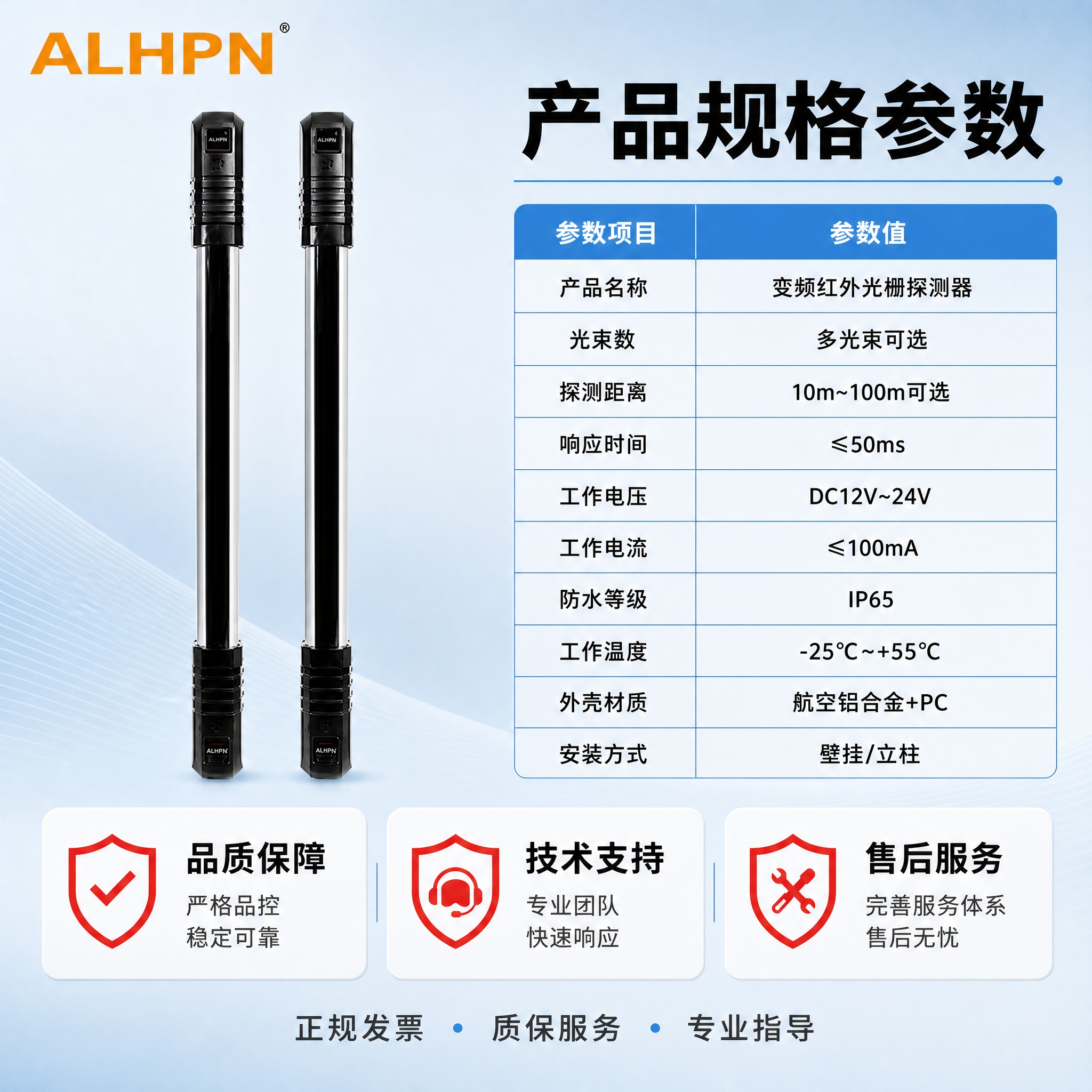 [主图-5] 变频红外光栅探测器 规格参数与品牌保障版。 [统… - 图片创意预览