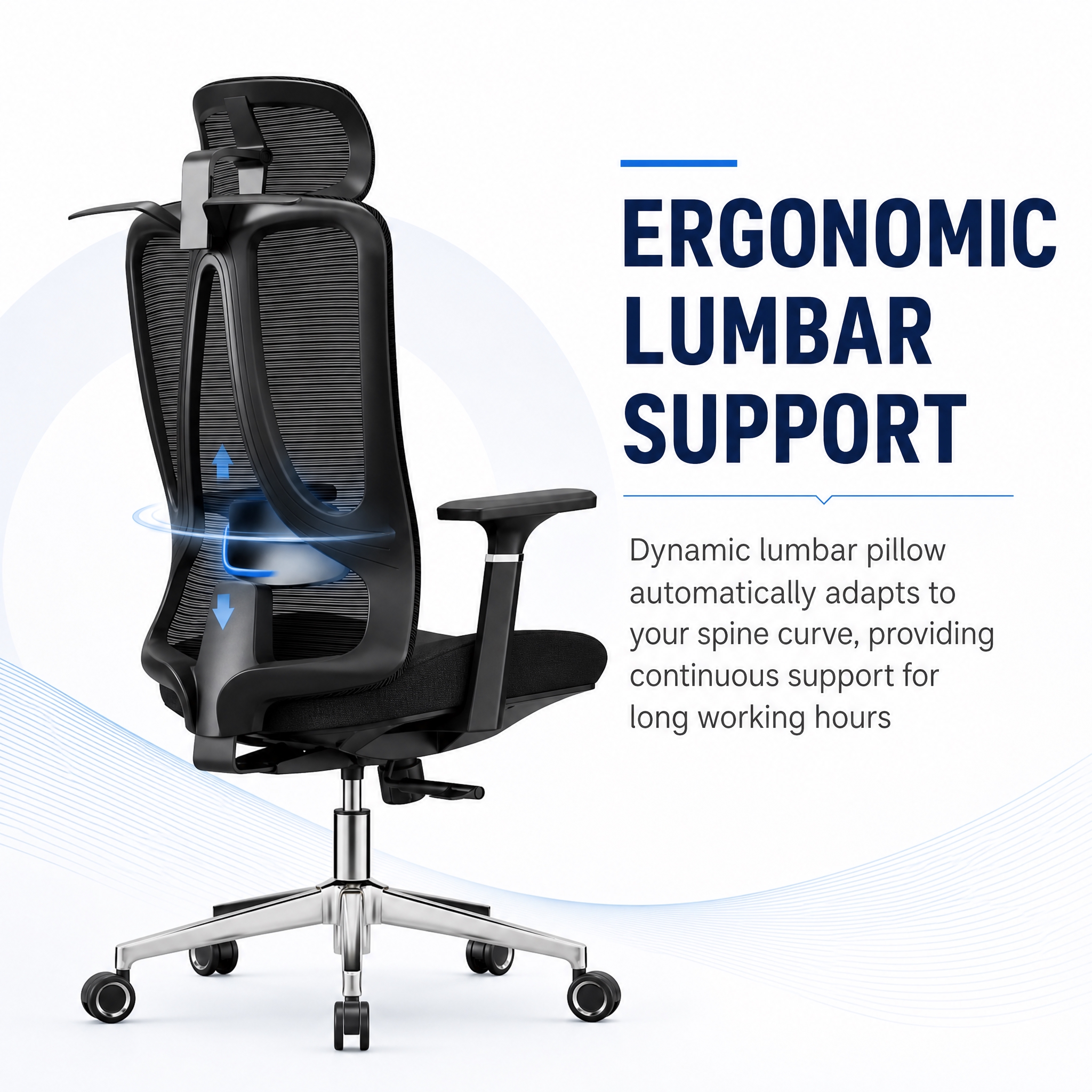 Ergonomic office chair product… - 图片创意预览