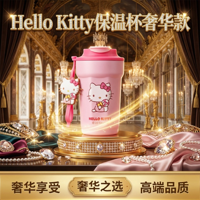 我的产品是保温杯 帮我做20张拼多多主图预览效果