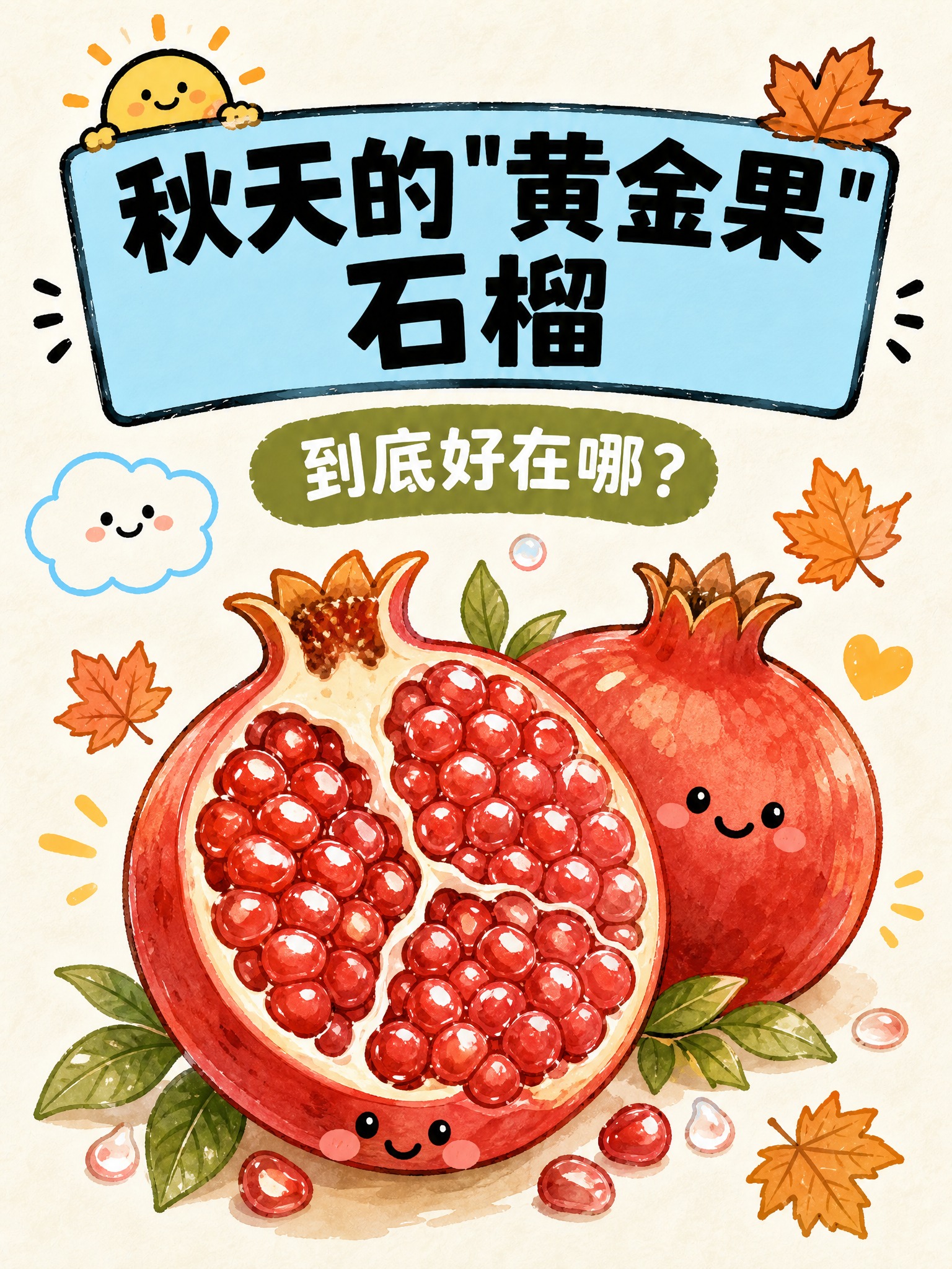 参考图的手绘卡通插画风格、米白纸质纹理背景、配色体系和装饰语言… - 图片创意预览