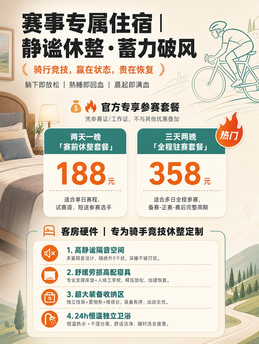 [商品] 非实物服务类，桔香园酒店自行车赛接待服务；无产品实物… - 图片创意预览