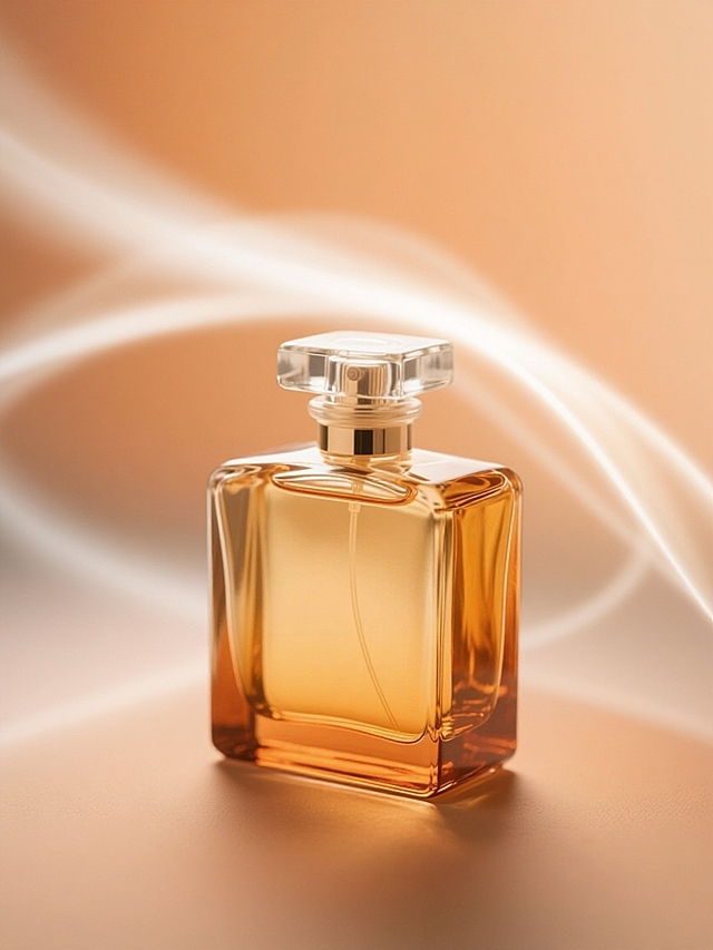 极简抽象流体光效背景，浅橙色底色，添加柔和白色光带，模仿流体丝绸形态，营造静谧优雅、流动空灵氛围，光带带渐变模糊效果