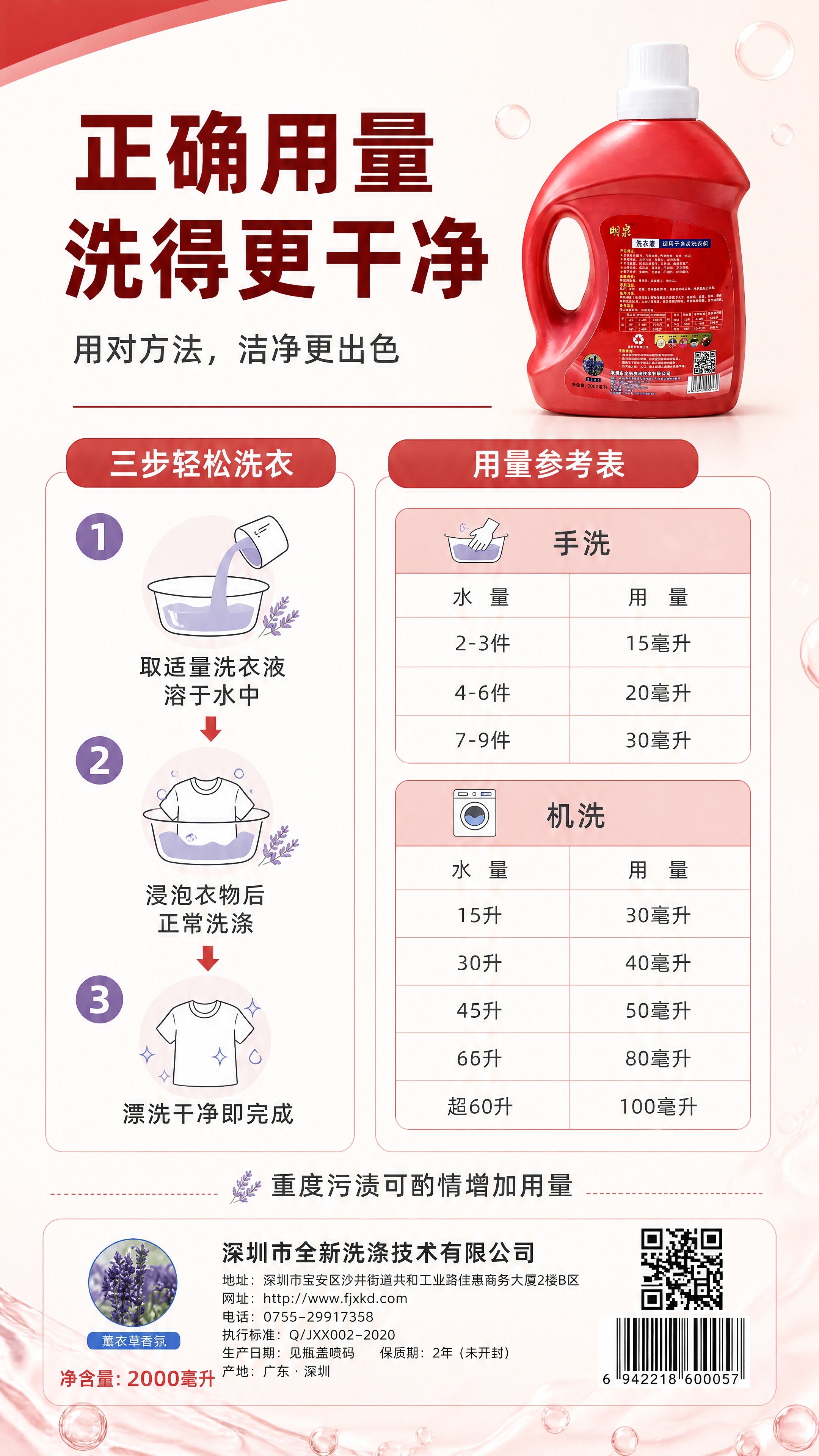 [商品] 使用【图2】明泉洗衣液红色瓶装背面；保留红色瓶身、白… - 图片创意预览