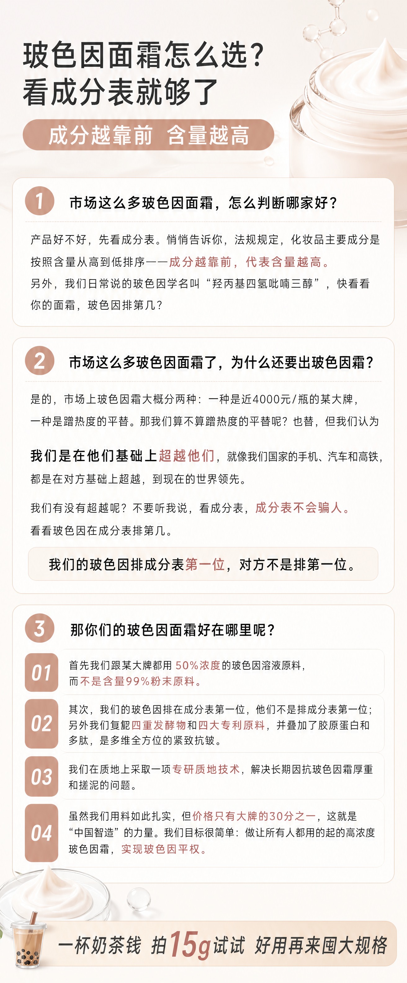 [商品] 使用【图1】玻色因面霜详情页作为内容来源；完整保留原… - 图片创意预览
