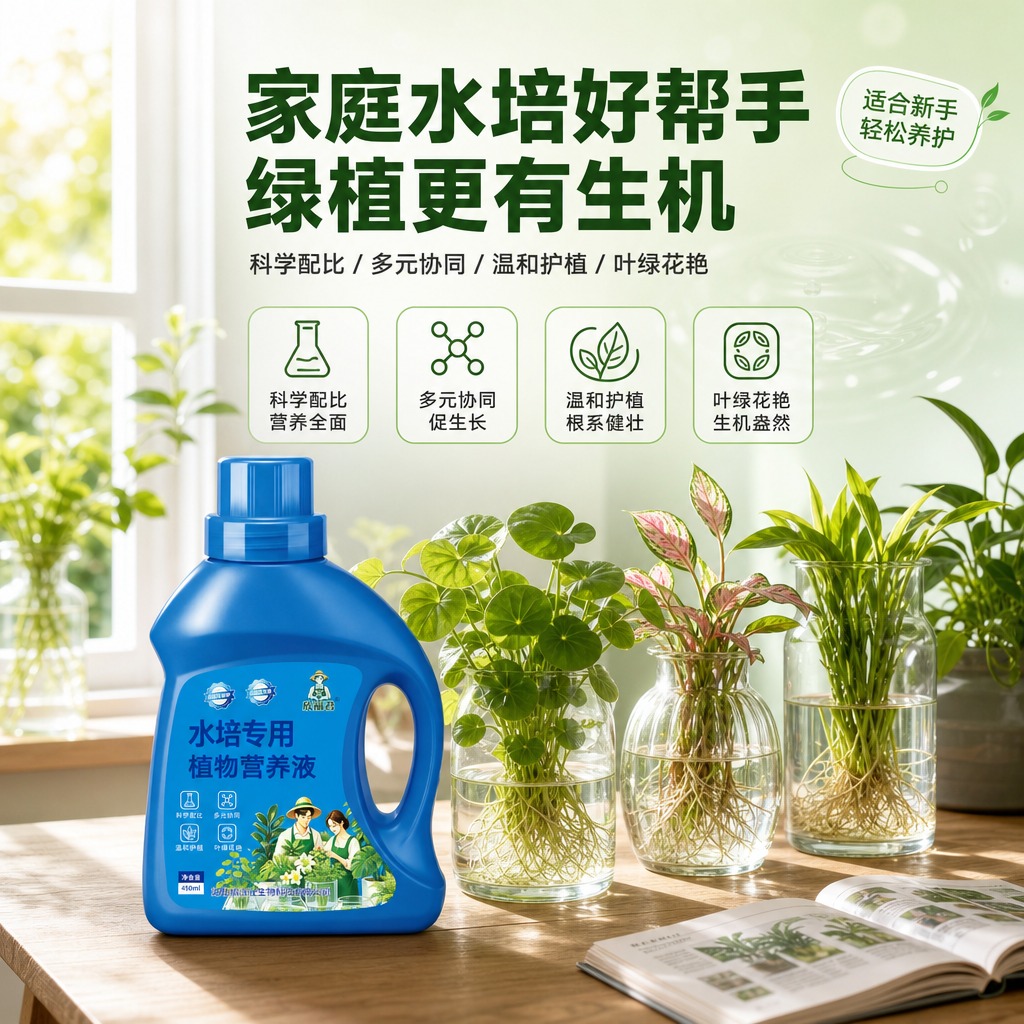 [主图-11] 家庭水培场景 真实使用感 [统一基调] 淘宝/… - 图片创意预览