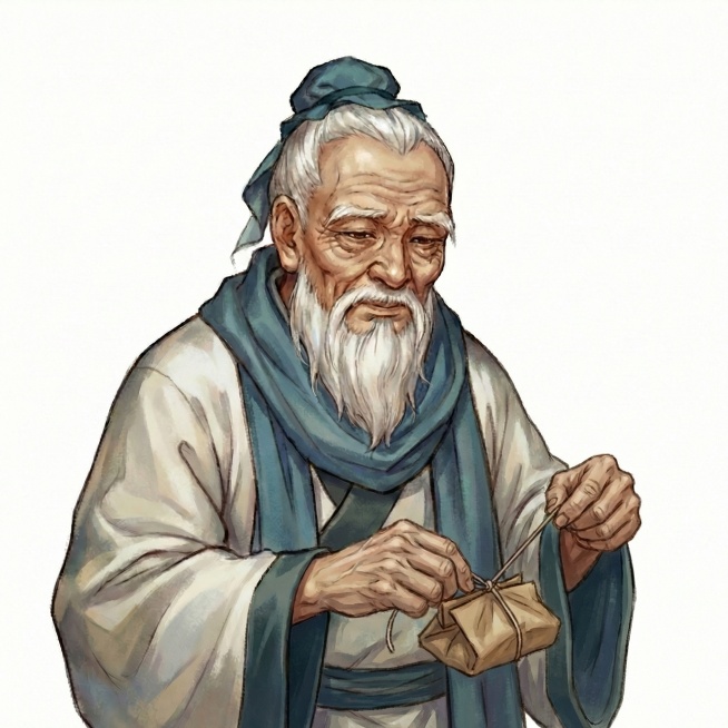 去掉木托盘，只有个打包的中药袋子预览效果