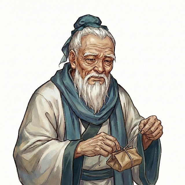 去掉木托盘，只有个打包的中药袋子