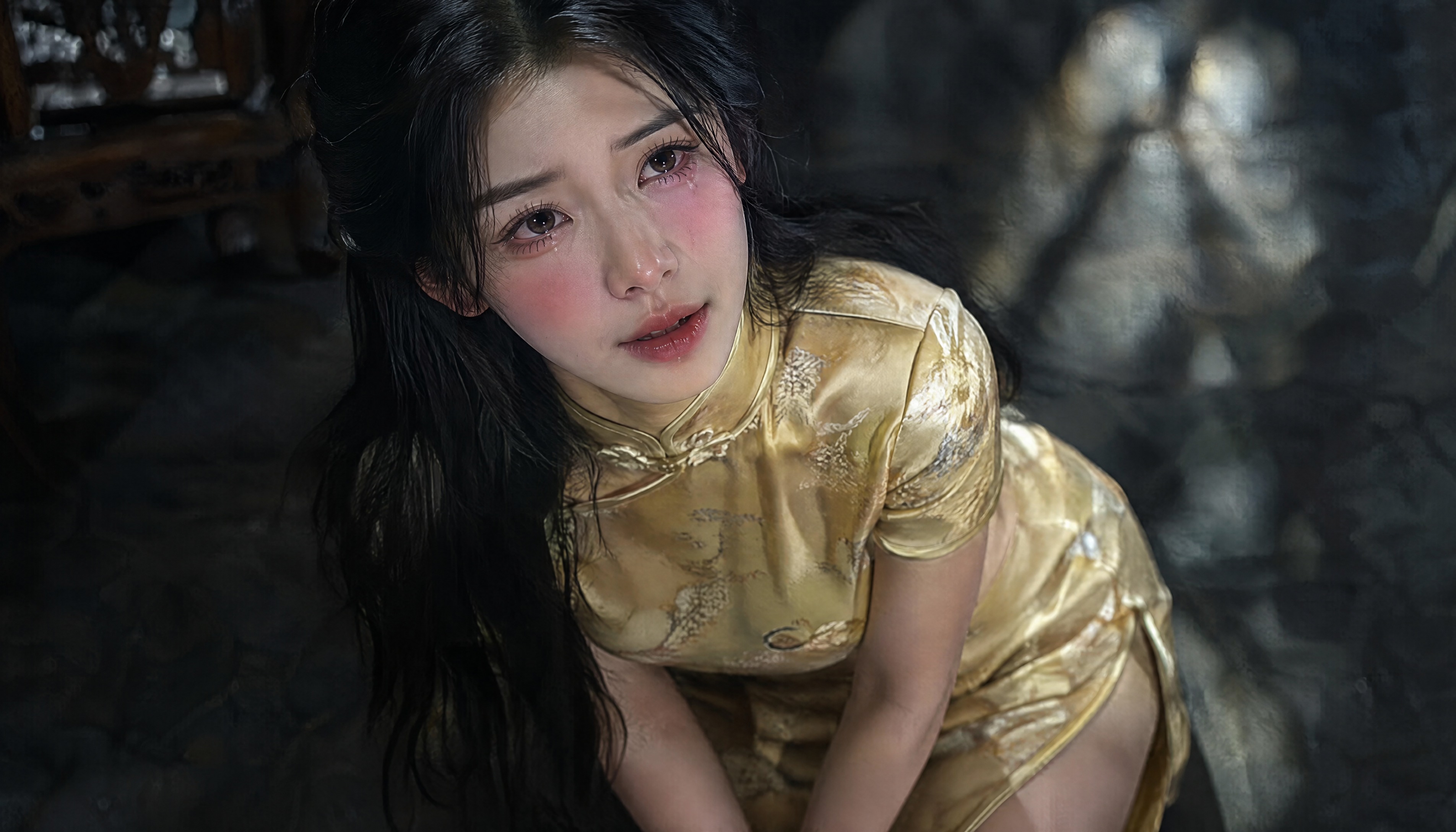超写实照片，高端电影真人版造型，16:9横构图。年轻成年22岁… - 图片创意预览