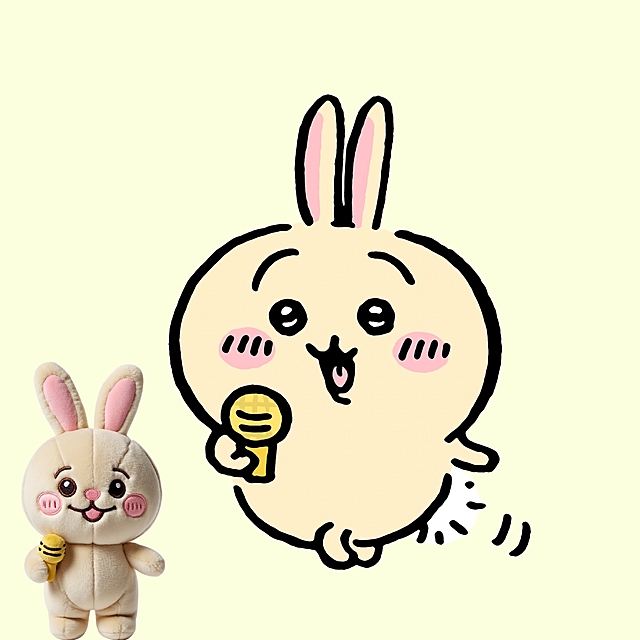 吉伊兔子小玩偶