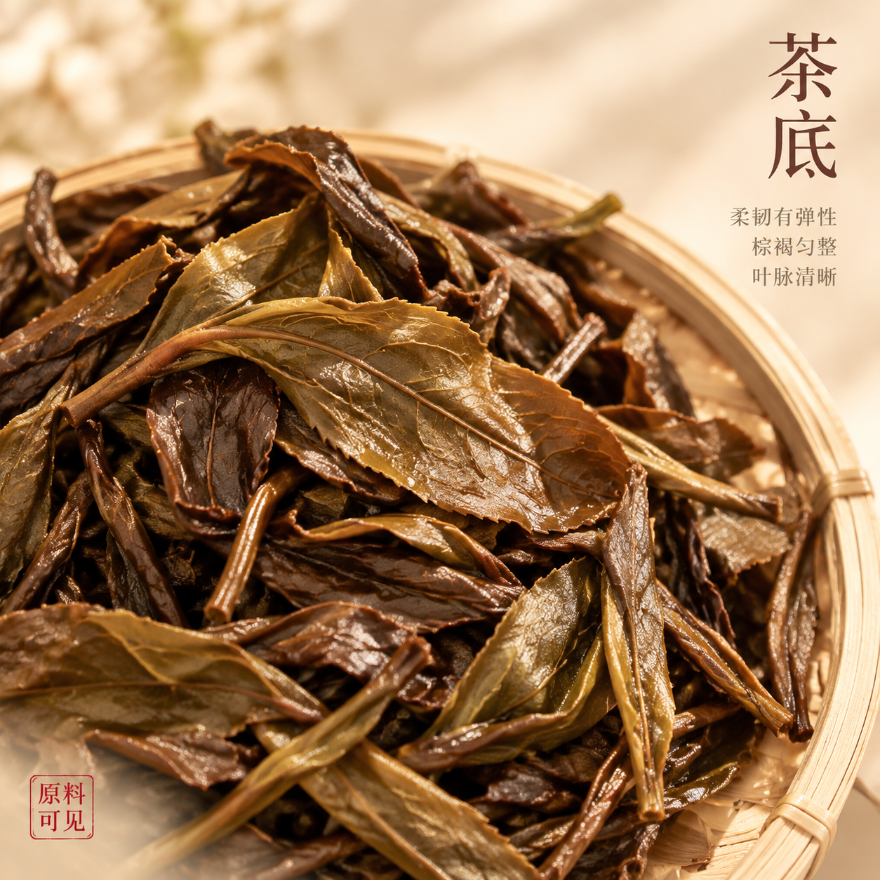 [主图-4] 手提礼袋茶底特写 只保留茶底主体 不出现任何产品… - 图片创意预览
