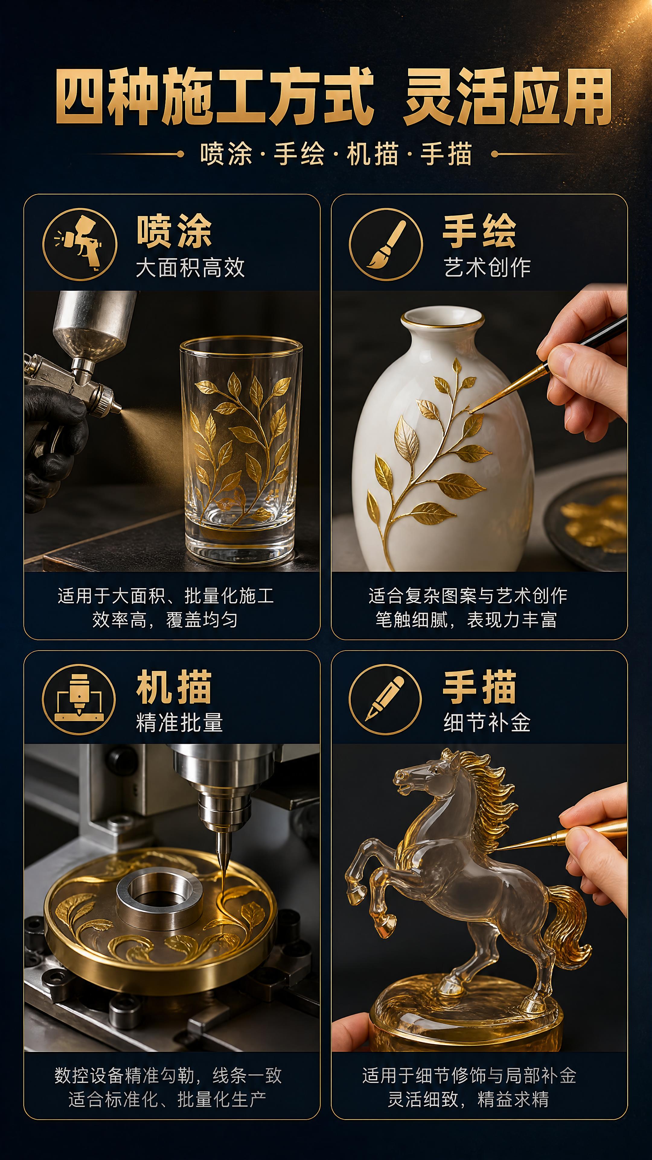 [商品] 使用【图1】中玻璃器皿的鎏金效果作为施工成果参考；保… - 图片创意预览