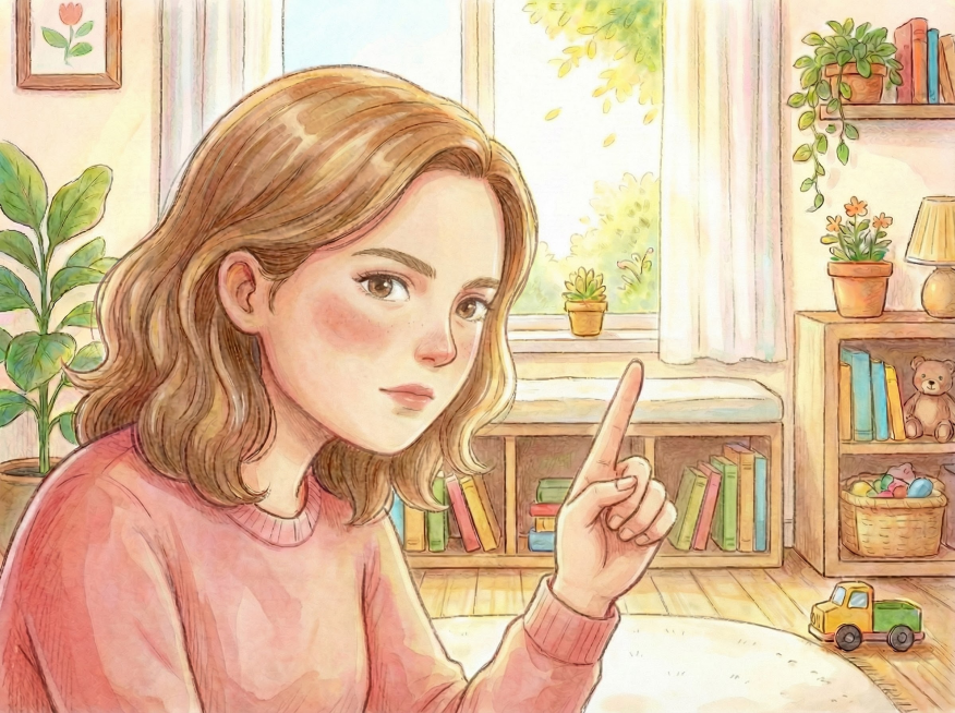 表情过于严厉了，要改成那种温柔的严厉预览效果