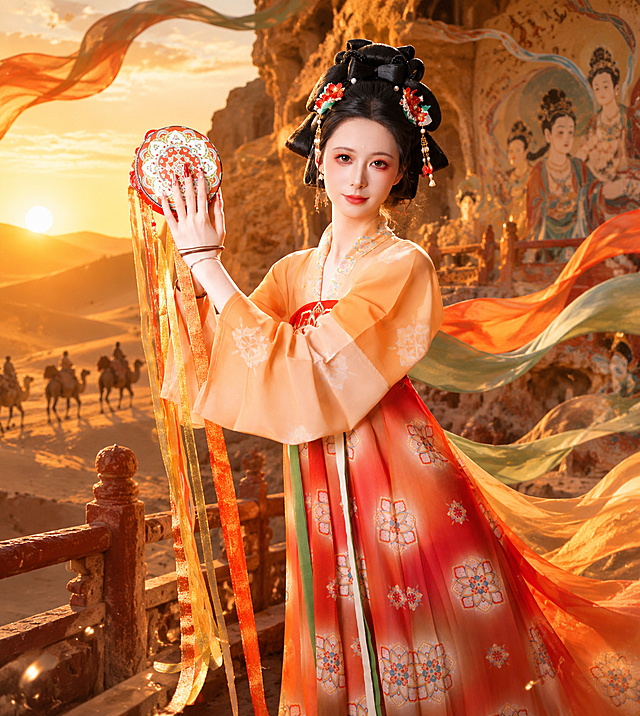 「图片1」添加一个沙漠背景 像在敦煌 自然要