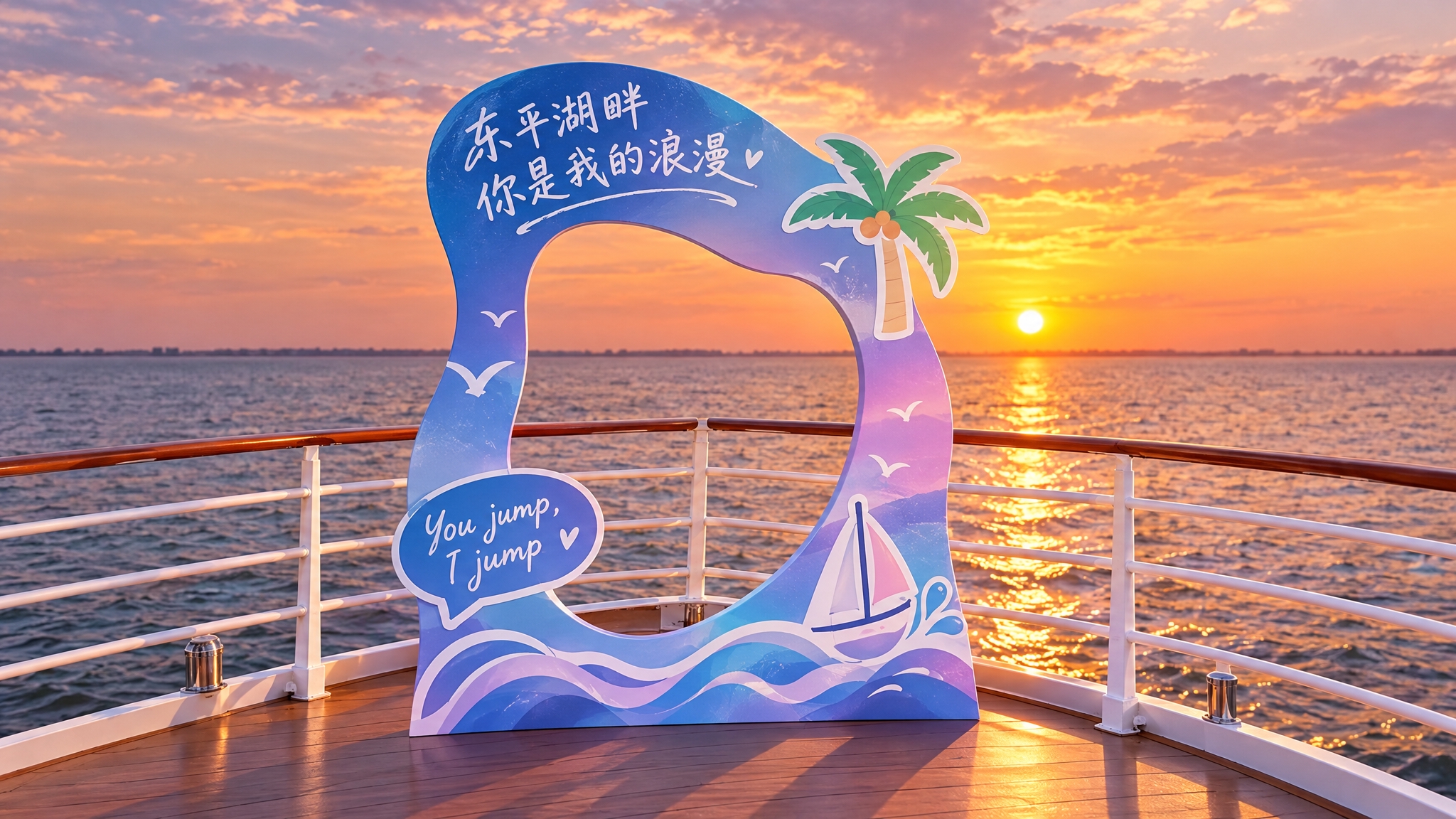 参考图中左数第三个不规则异形镂空打卡牌，单独生成第三个打卡牌：… - 图片创意预览