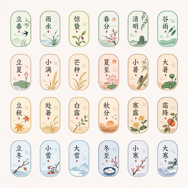 生成二十四节气 按钮图标