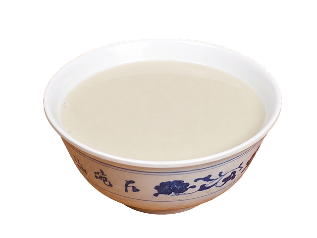 只保留豆汁去掉咸菜和焦圈