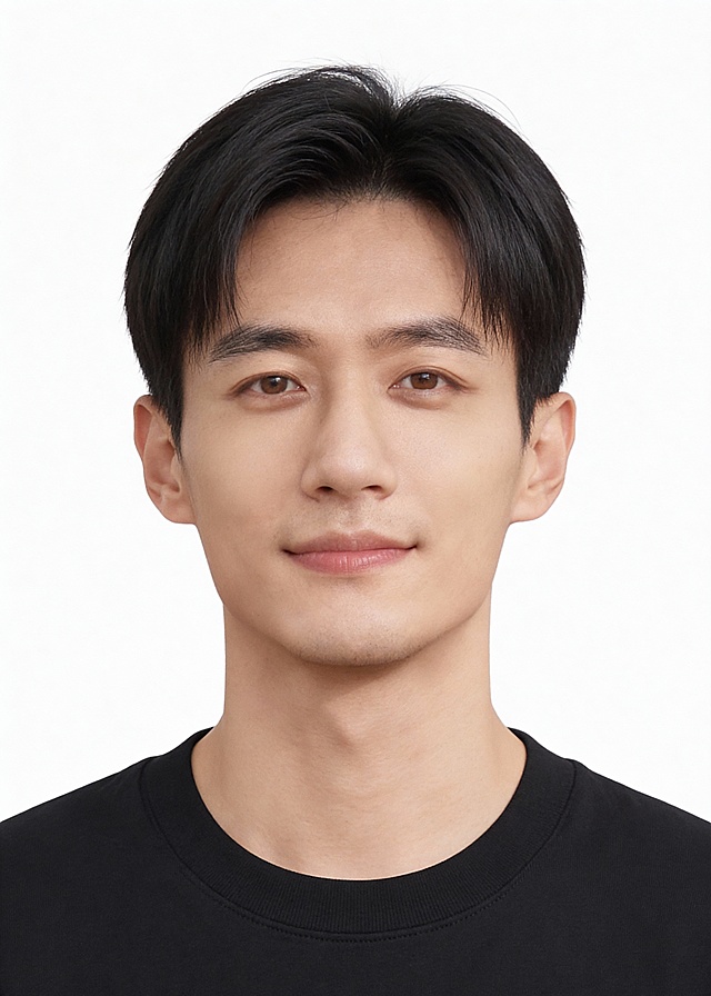 常规黑T基础证件照