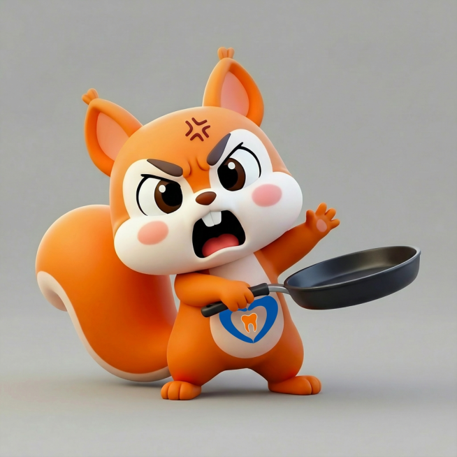 保持角色形象，为我生成1张图片：画质要求：超高清，8k： 形象，1:1尺寸，纯灰色背景。主题角色：严格遵循并完全还原上传角色形象的所有特征。面部: 角色眉头紧锁成 “川” 字，双眼圆睁、眼神带愠怒（眼预览效果