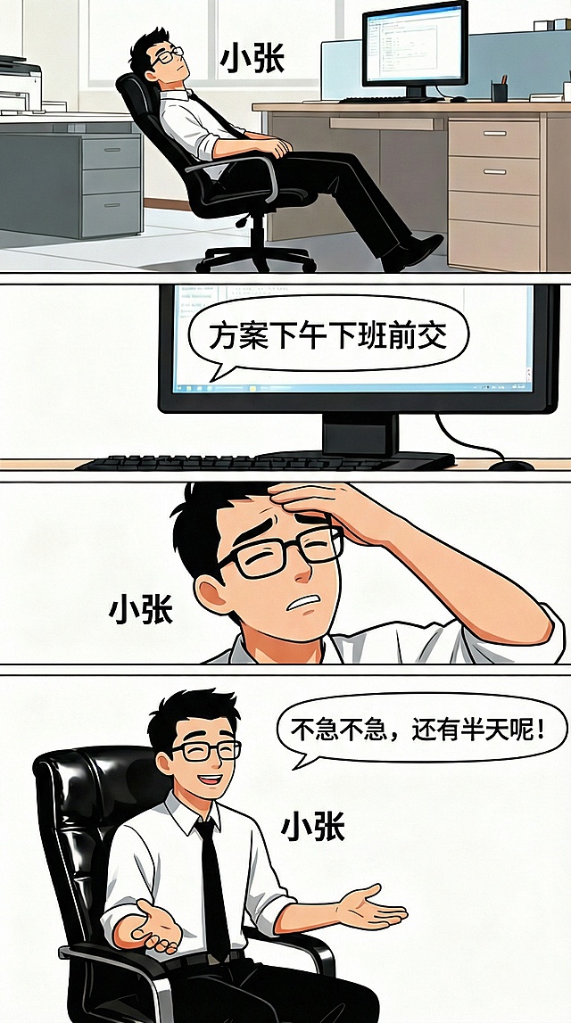 第一张图的人物，请跟第3张穿白衬衫的人物形象、着重、发型保持一致