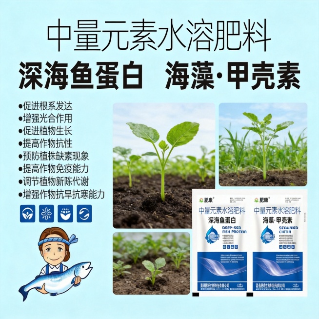 逆境使用效果，抗寒抗旱抗盐碱，展示肥康产品帮助作物恢复生长，电商主图1:1拼多多预览效果