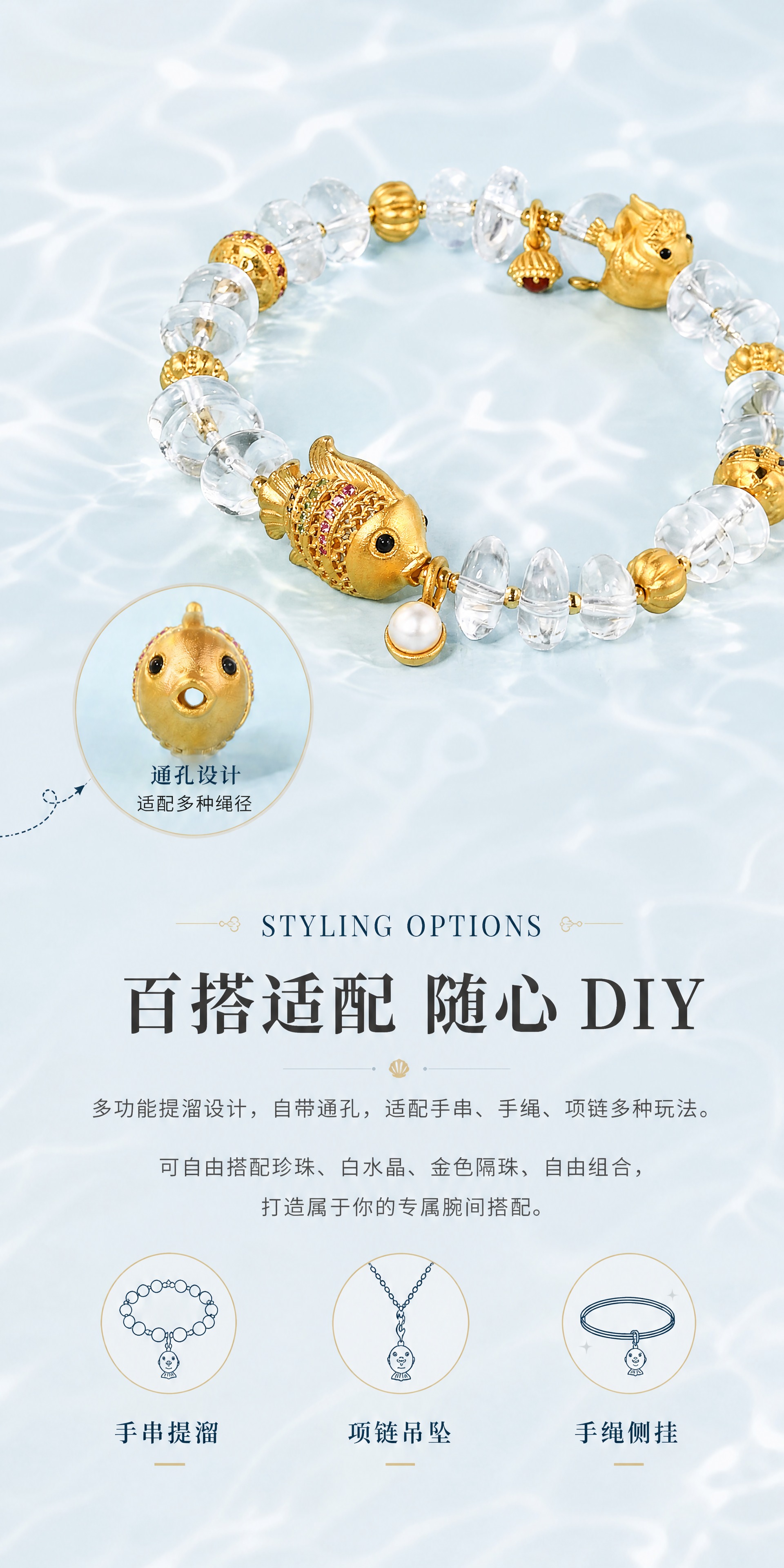 [商品] 使用【图10】花丝热带鱼手串组合横图（放大产品效果参… - 图片创意预览