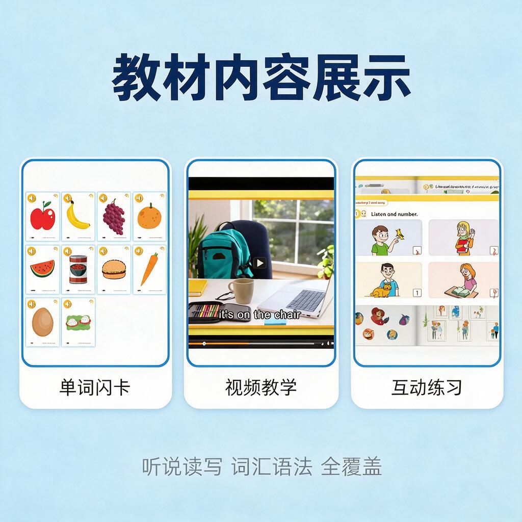 淘宝主图，蓝色清爽风。淡蓝色背景，干净清爽有教育感。上方深蓝色… - 图片创意预览