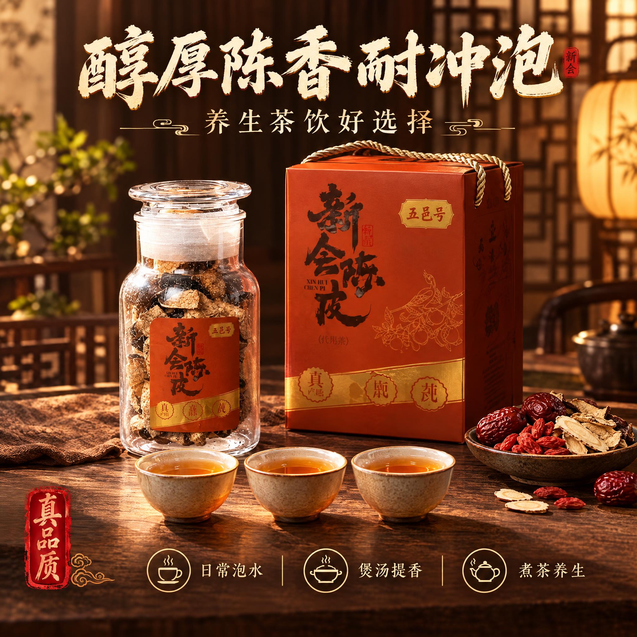 [主图-5] 醇厚陈香耐冲泡 养生茶饮好选择。 [统一基调]… - 图片创意预览