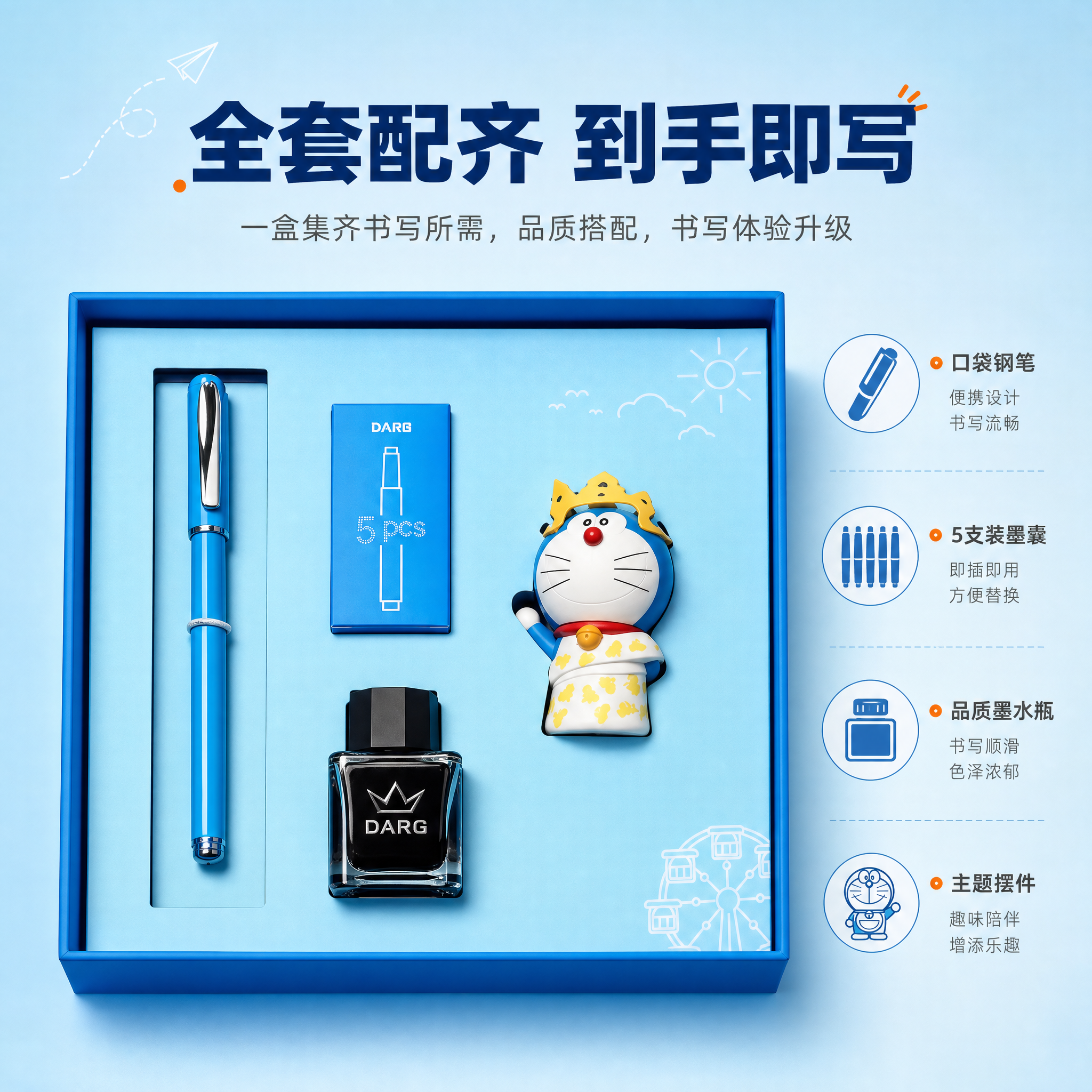 [主图-2] 套装配置展示，清晰呈现礼盒内部所有配件，证明全套… - 图片创意预览