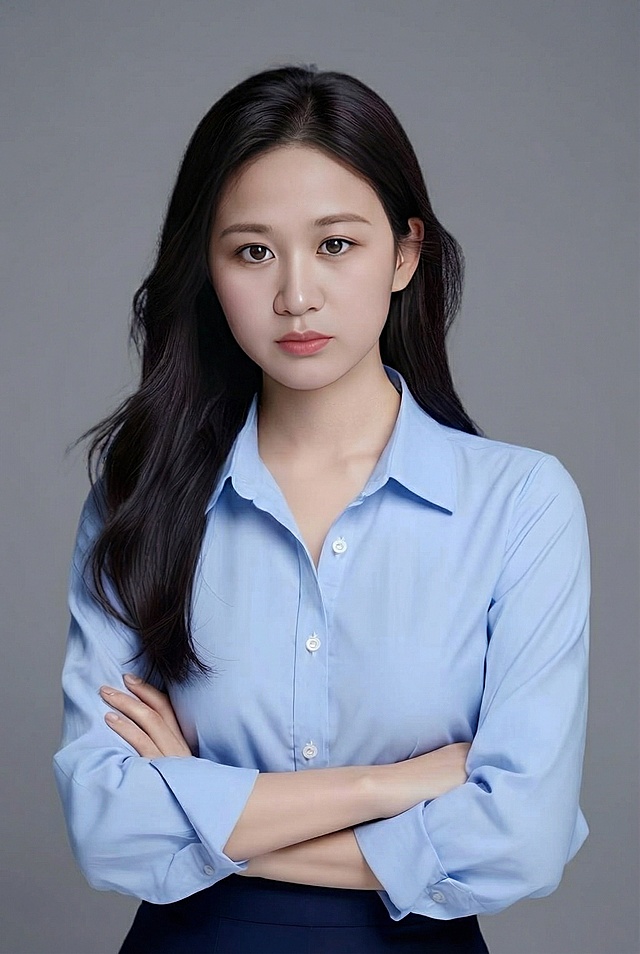 将图片底色修改为中灰色，人物保持不变