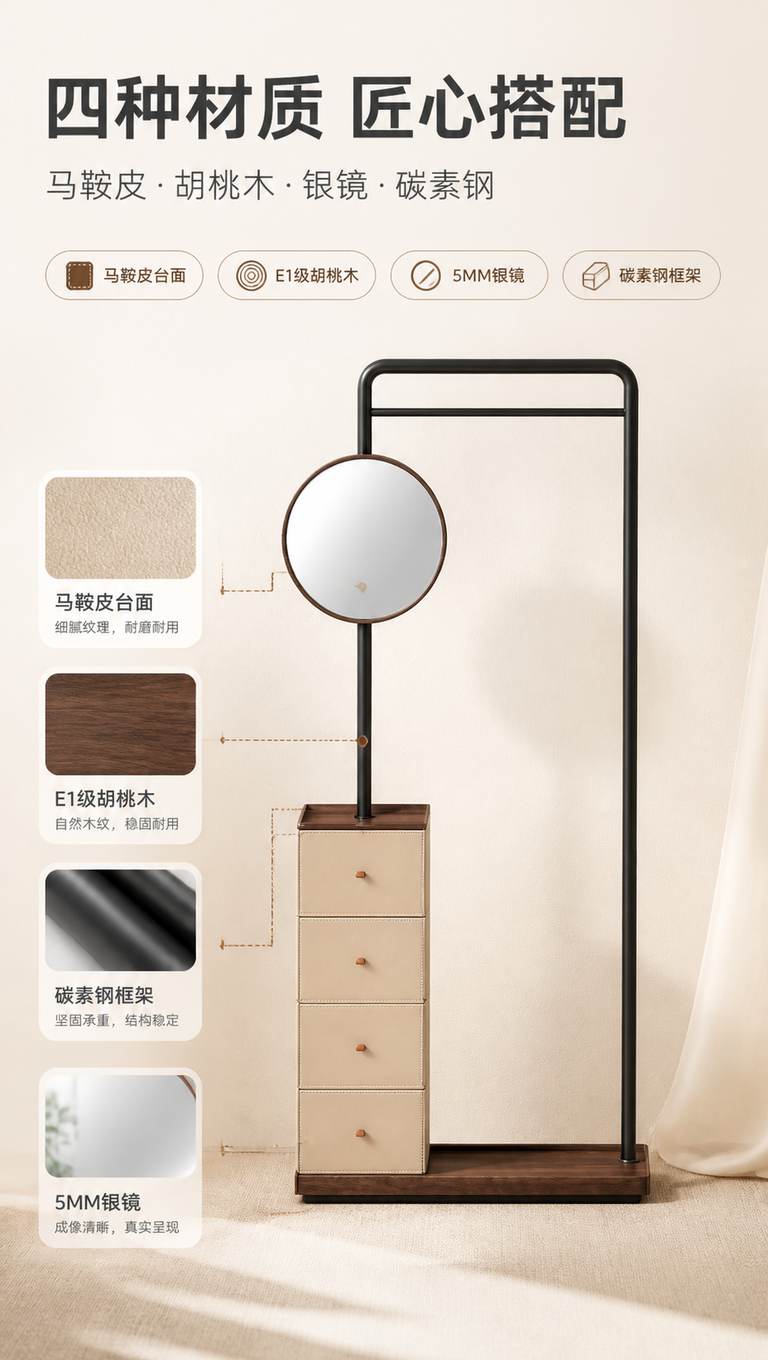[商品] 使用【图1】DF-8829衣帽架；保留整体结构、颜色… - 图片创意预览