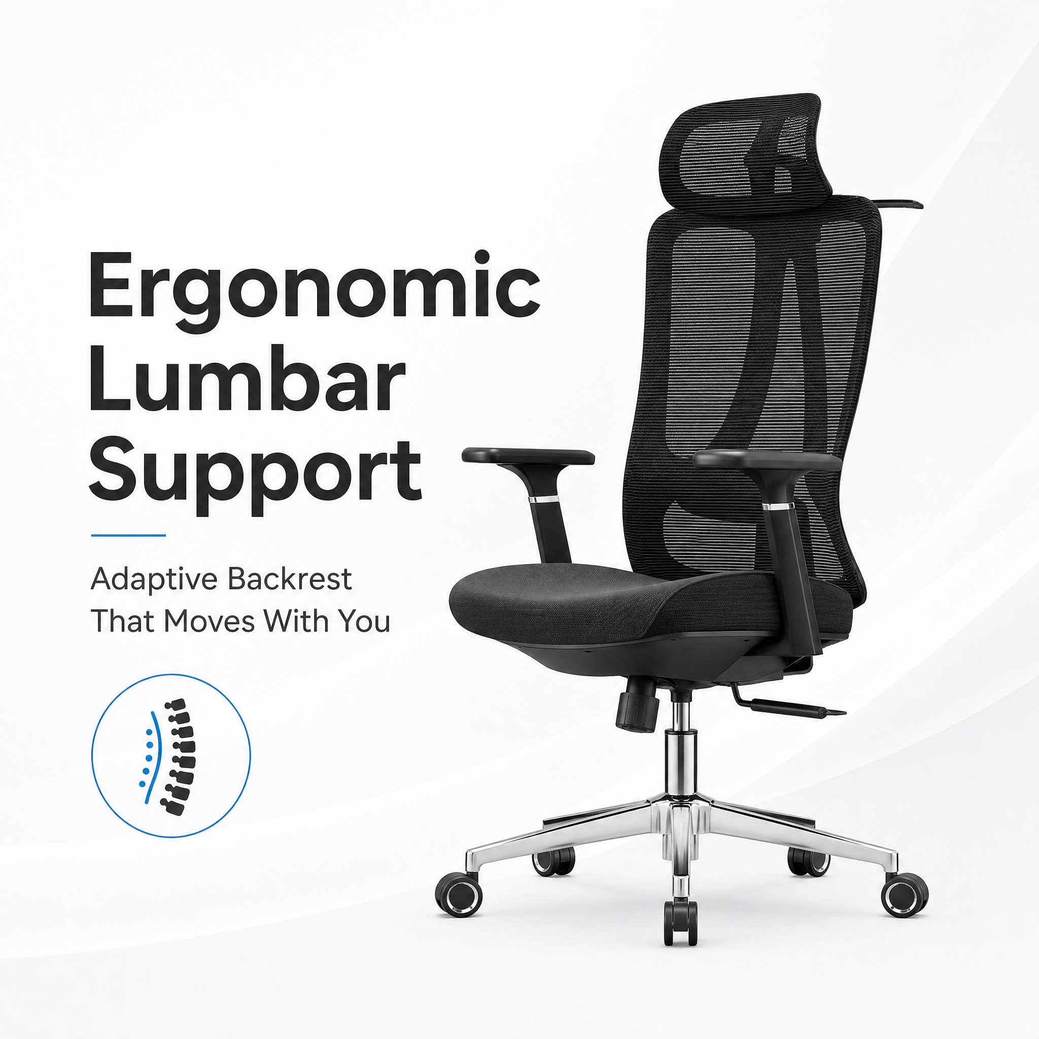 Ergonomic office chair product… - 图片创意预览
