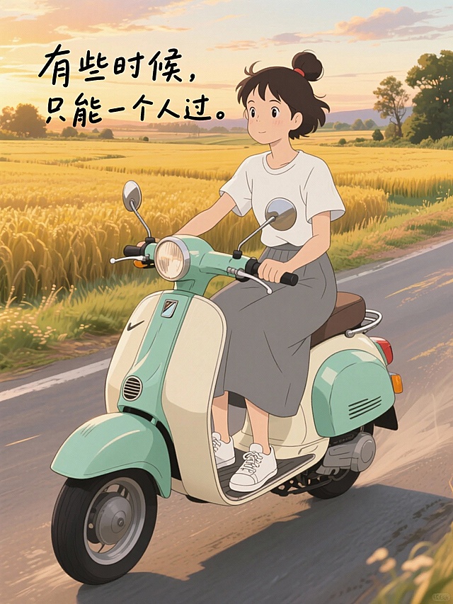 有些时候只能一个人过