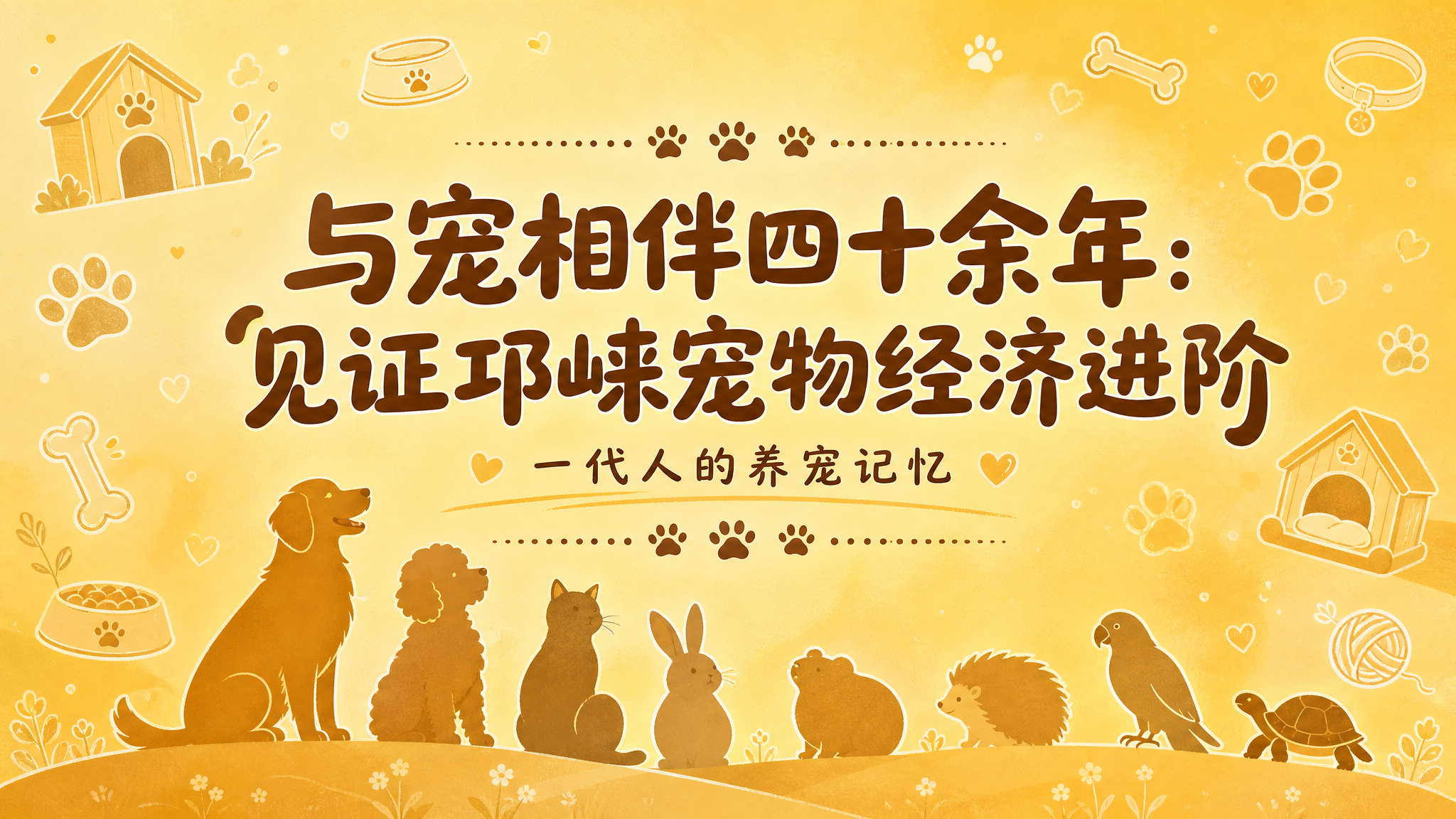 微信公众号文章标题图，16:9横版比例，暖黄色底色，温暖治愈风… - 图片创意预览