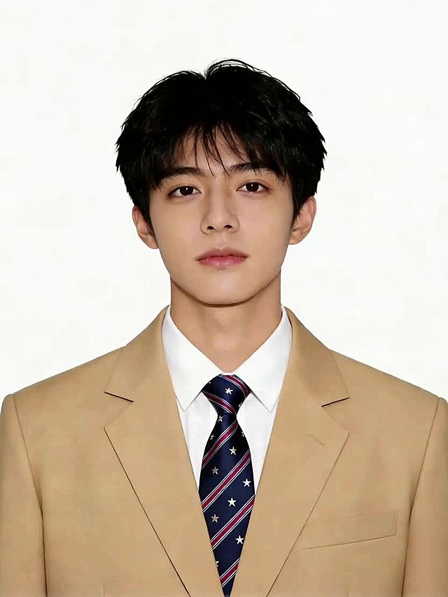 画面里的这个男生在面向镜头，向大家介绍她身后的陕西大雁塔，他站在大雁塔前，一步一步向后退。旁边绿树装点着红灯笼、福字、祥云造型彩灯，男生用正宗关中话热情介绍：「丝路世介遗产，古都标帜。我身后头就是陕西大雁塔，我在陕西等你一搭过年」，整体画面年味浓郁、氛围感拉满，光影温暖喜庆，适配春节新春氛围。