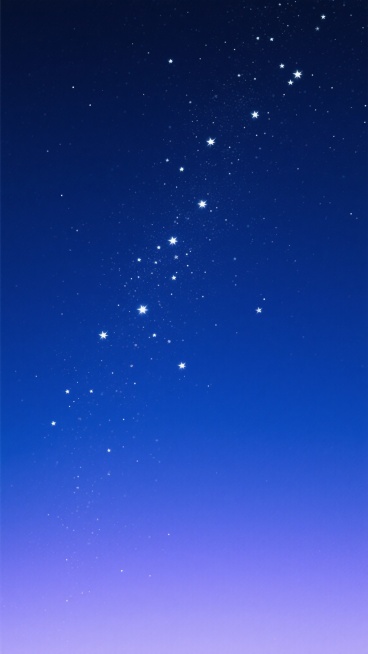 深蓝色渐变夜空背景，深邃的靛蓝色从顶部逐渐过渡到下方较浅的蓝紫色，无数闪烁的白色星星点缀其中，部分区域星星较为密集形成星团，整体呈现出宁静而神秘的夜晚氛围，画面简洁干净，没有其他多余元素。预览效果