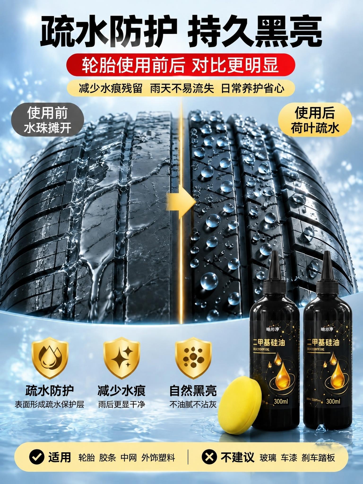 将图片中产品瓶子标签上的容量标识“500ml”修改为“300m… - 图片创意预览