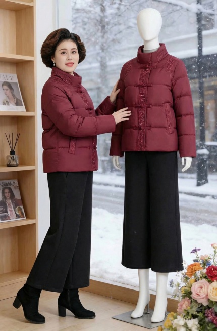 图二的衣服原封不动复制到图一的人物和模特身上，大小与身形匹配，图一的主体不变预览效果