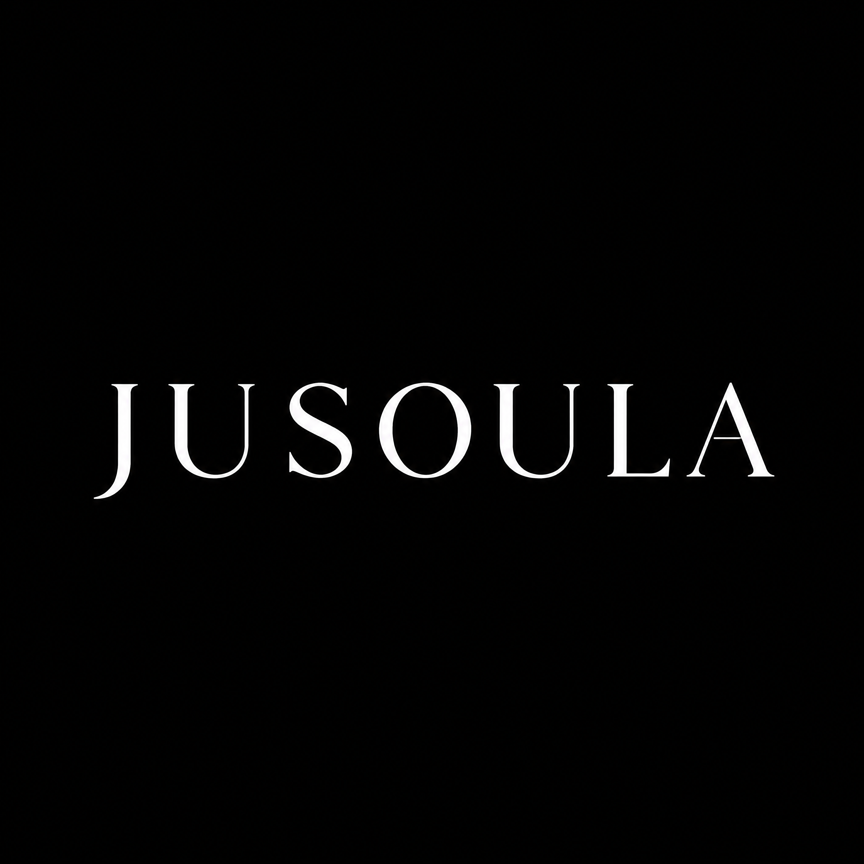 高端奢华风格的字母LOGO设计，文字内容为"JUSOULA"，… - 图片创意预览
