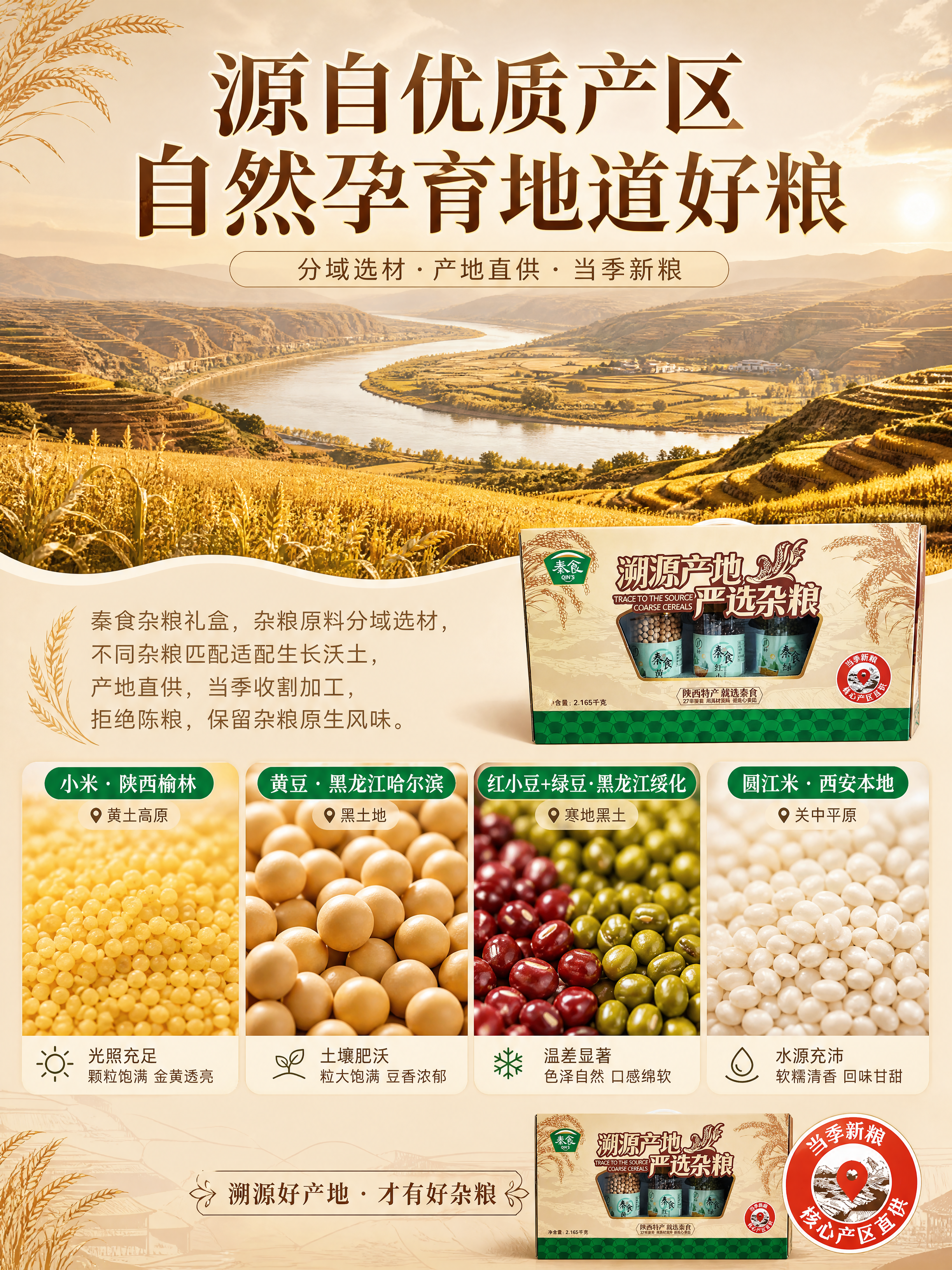 [商品] 本页为成分/产地专张，以产地风景与原料特写为主，产品… - 图片创意预览