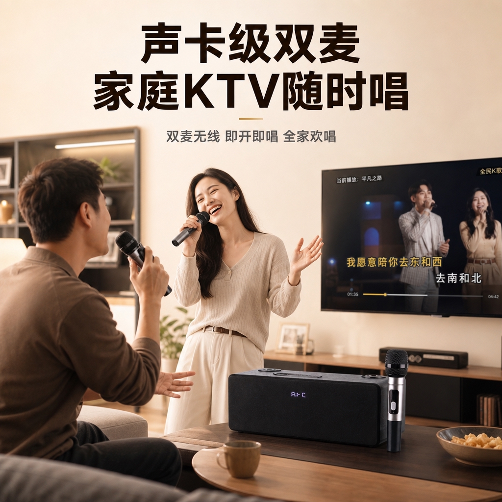 [主图-4] 场景使用/家庭K歌场景，展示真实家庭K歌使用体验… - 图片创意预览