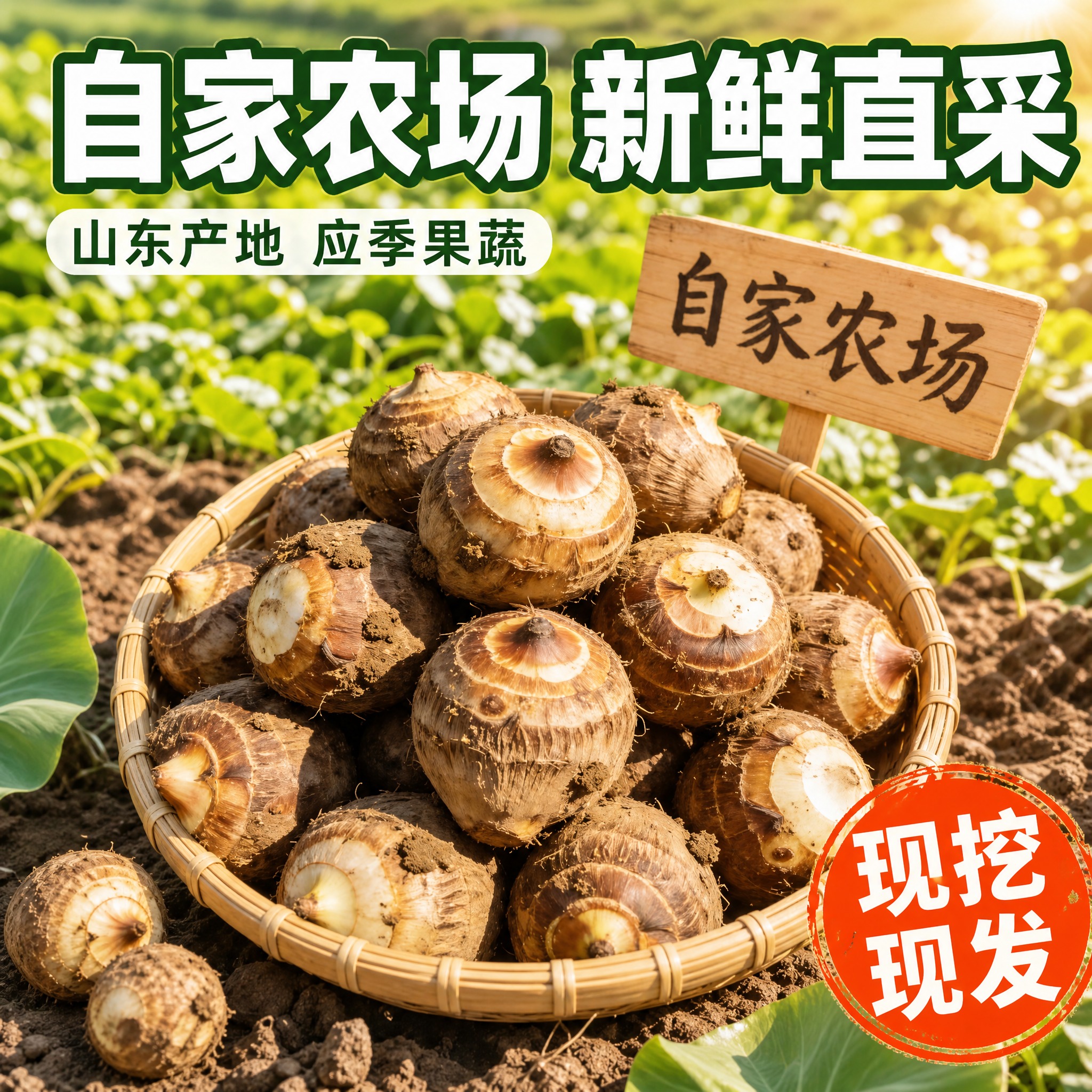 [主图-2] 产地溯源 自家农场 新鲜直采 信任背书。 [统一… - 图片创意预览
