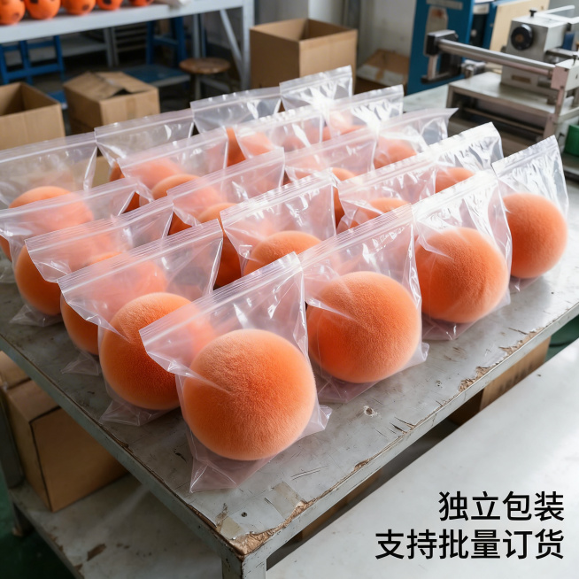 [垫图] https://dify-grsai.dancf.com/images/c96e88adafe74dc3ae0dea232df3cbe1.png [主图主题] 批量独立包装展示，替换为正确橙预览效果