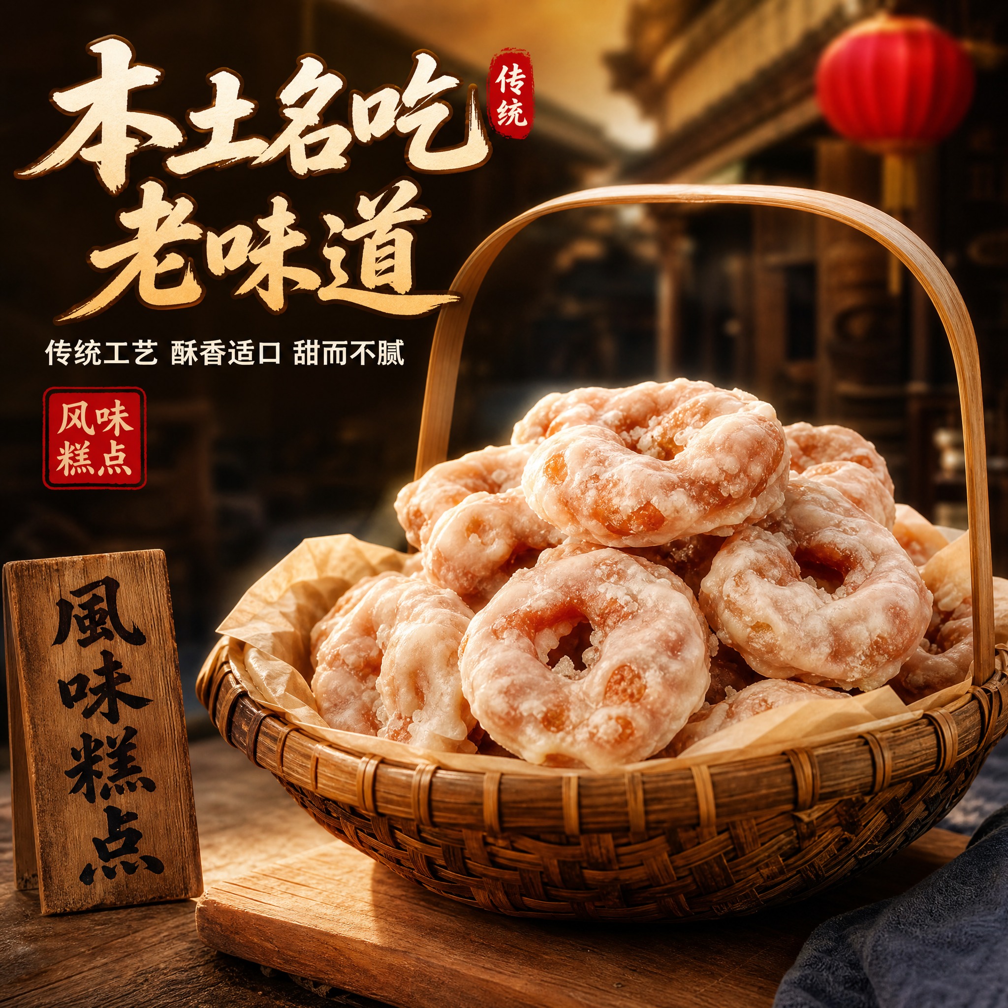 [主图-6] 产地与传承，主题：本土名吃 老味道。核心任务：强… - 图片创意预览