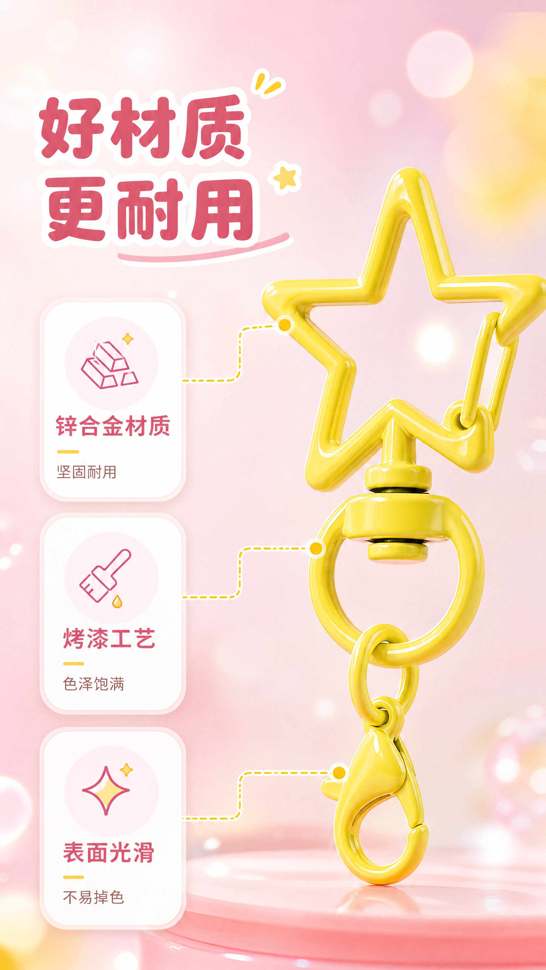 [商品] 使用【图7】参考图+【图4】产品图；保留五角星按扣+… - 图片创意预览